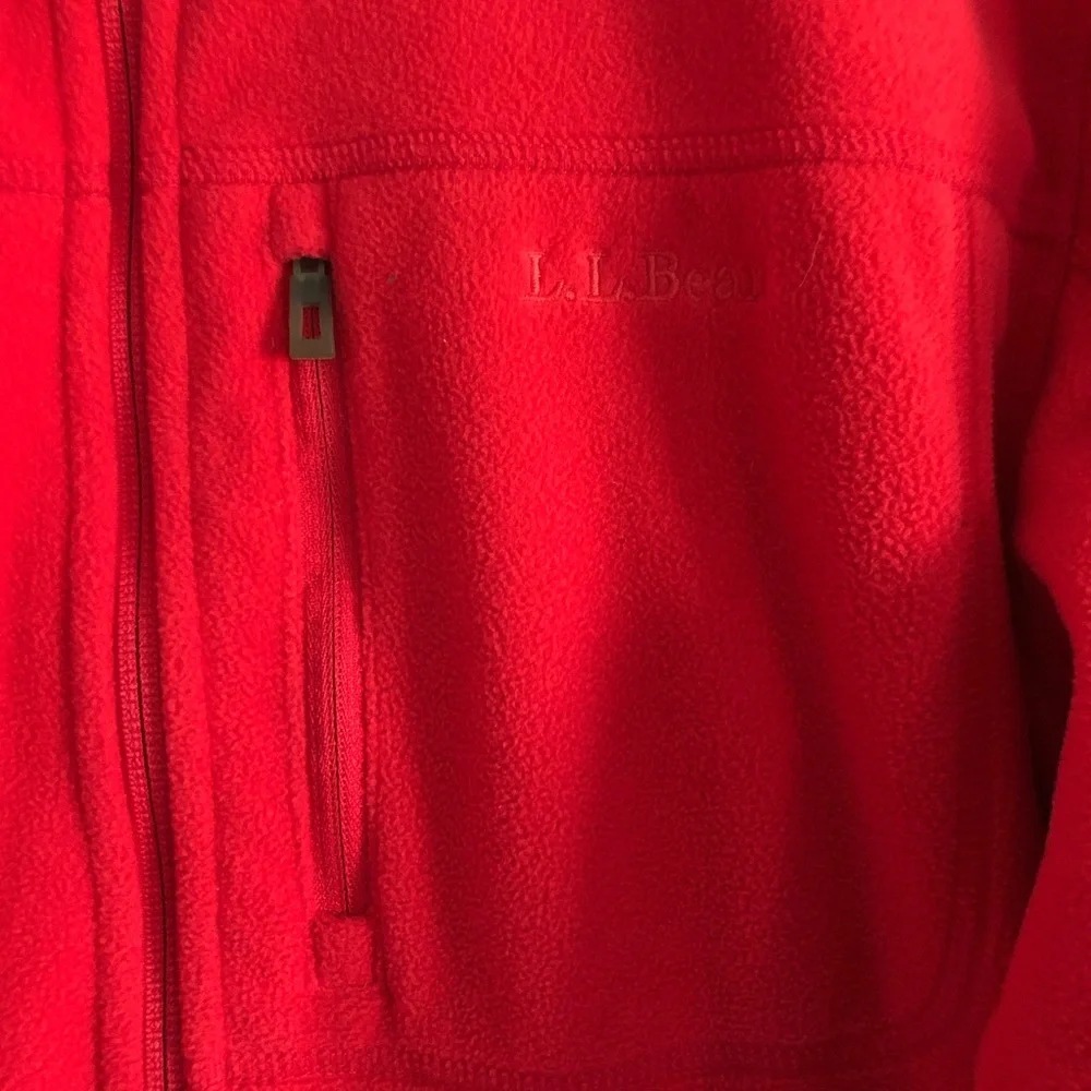 LL Bean Polartec Fleece Jacket Men’s M - Picture 3 of 8